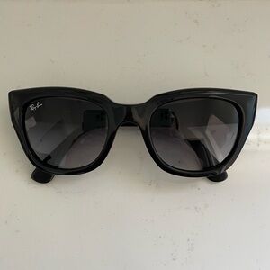 Rayban black cat eye sunglasses